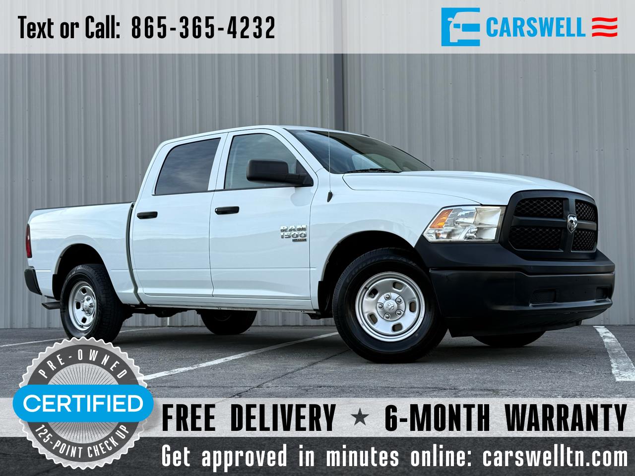 2023 RAM 1500 Classic Tradesman 4x2 Crew Cab 5'7" Box