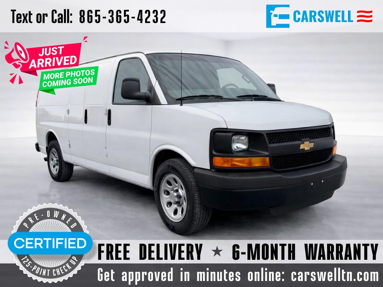 2012 Chevrolet Express Cargo Work Van