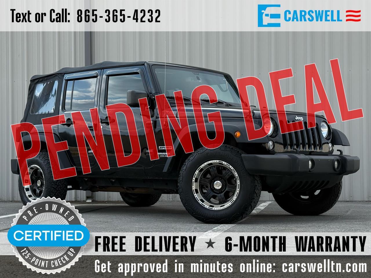 2016 Jeep Wrangler Unlimited Unlimited Sport