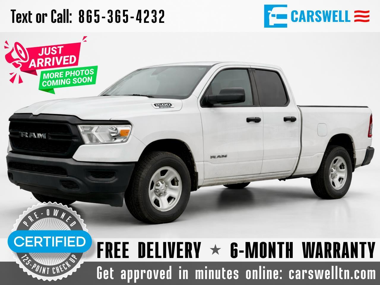 2022 RAM 1500 Tradesman 4x4 Quad Cab 6'4" Box