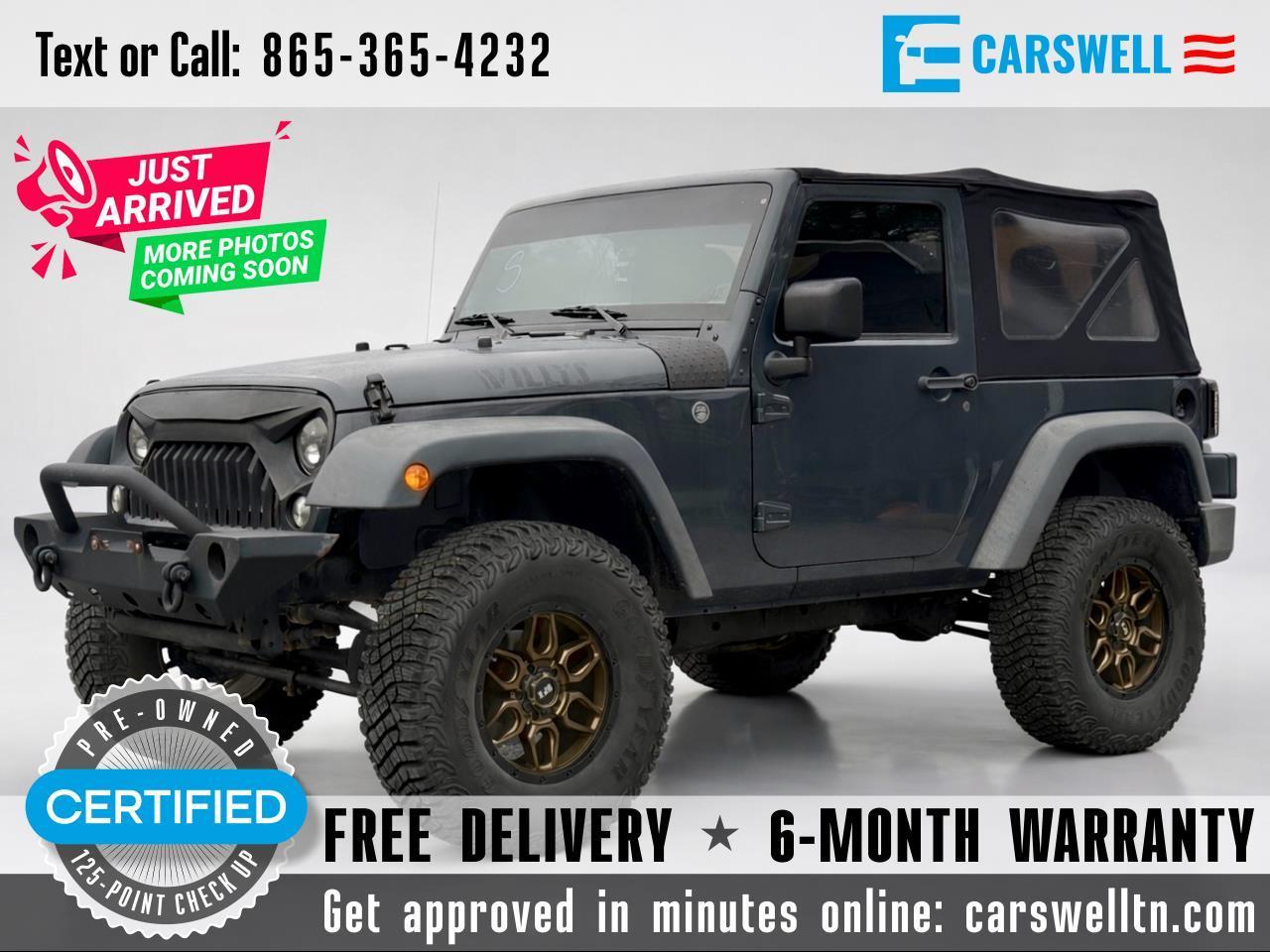 2017 Jeep Wrangler Willys Wheeler