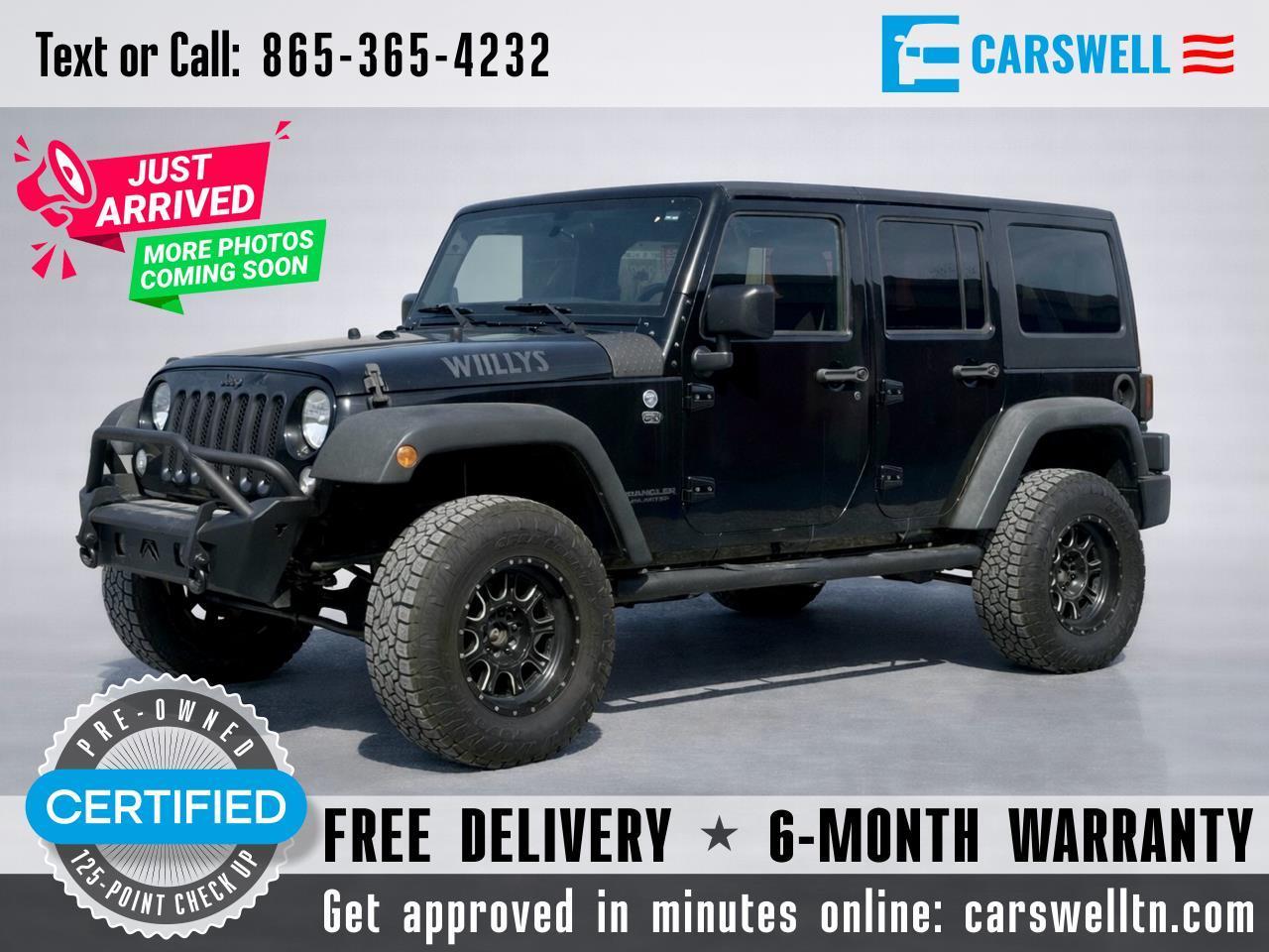 2015 Jeep Wrangler Unlimited Unlimited Willys