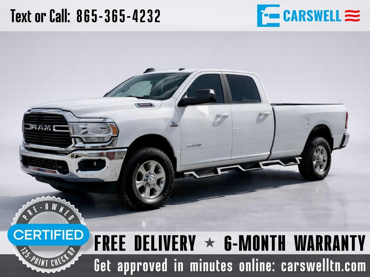 2021 RAM 2500 Big Horn 4x4 Crew Cab Long Bed DIESEL