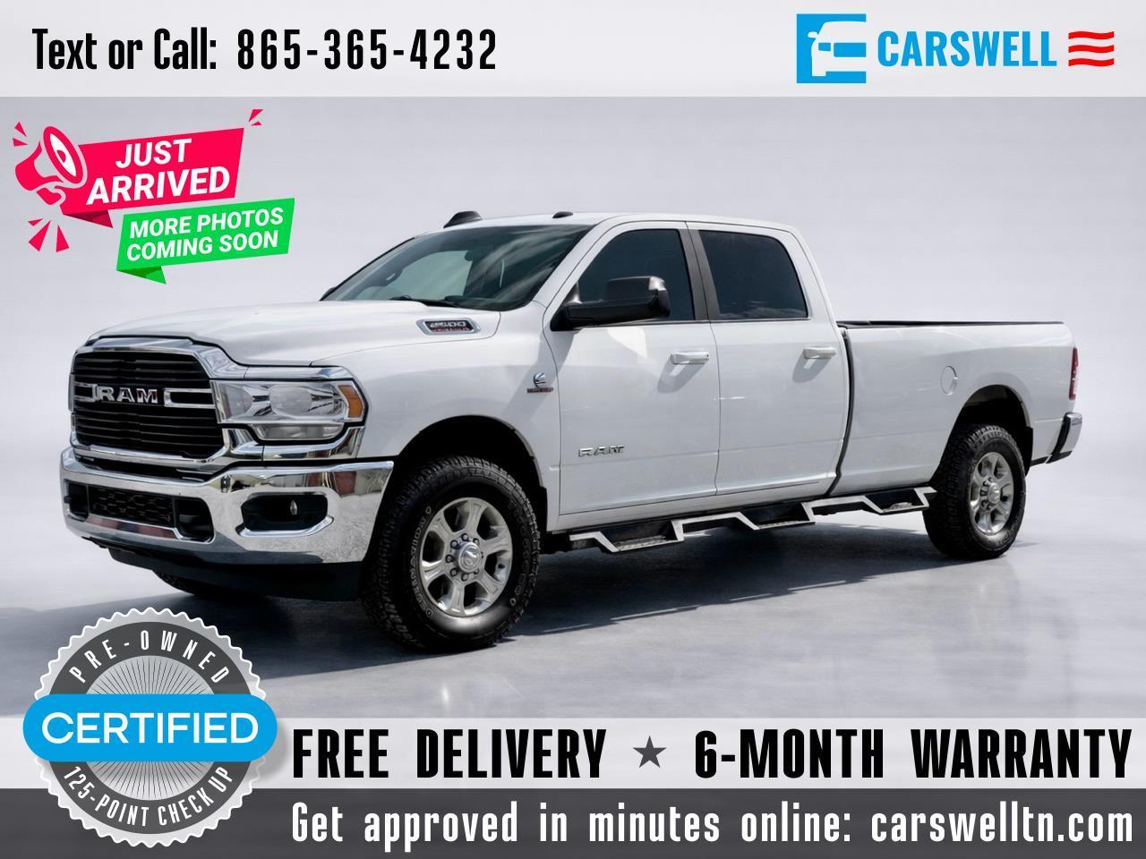 2021 RAM 2500 Big Horn 4x4 Crew Cab Long Bed DIESEL