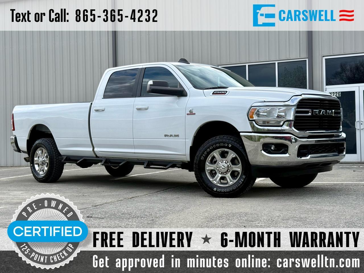 2021 RAM 2500 Big Horn 4x4 Crew Cab Long Bed DIESEL