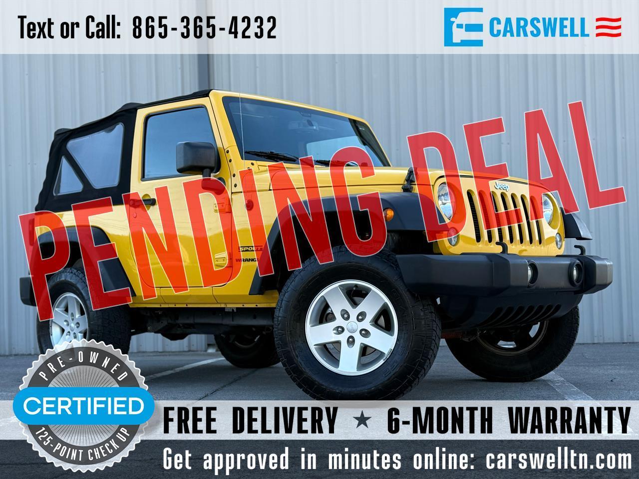 2015 Jeep Wrangler Sport