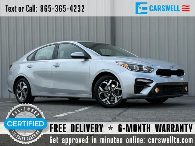 Gray 2020 Kia Forte LXS FWD Sedan Front-Wheel Drive Continuously Variable Transmission