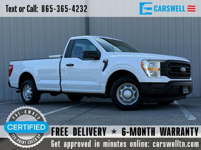 White 2021 Ford F-150 XL RWD Pickup Truck 4X2 Automatic