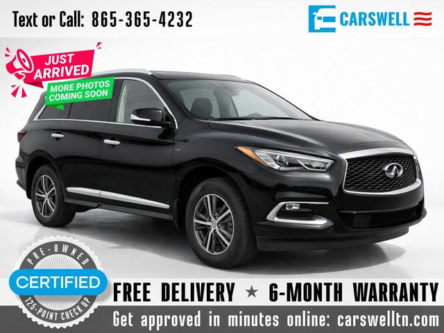 Black 2017 INFINITI QX60 AWD SUV / Crossover All-Wheel Drive Continuously Variable Transmission