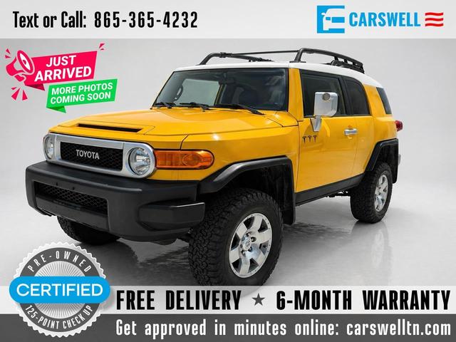 Yellow 2008 Toyota FJ Cruiser 4WD SUV / Crossover Four-Wheel Drive 5-Speed Automatic