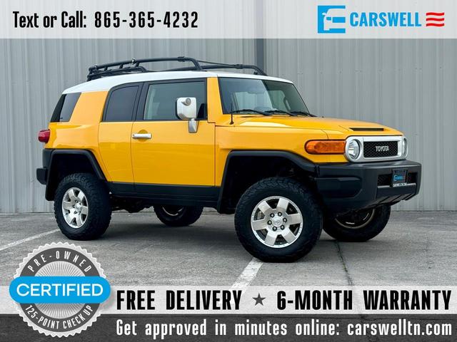Yellow 2008 Toyota FJ Cruiser 4WD SUV / Crossover Four-Wheel Drive 5-Speed Automatic