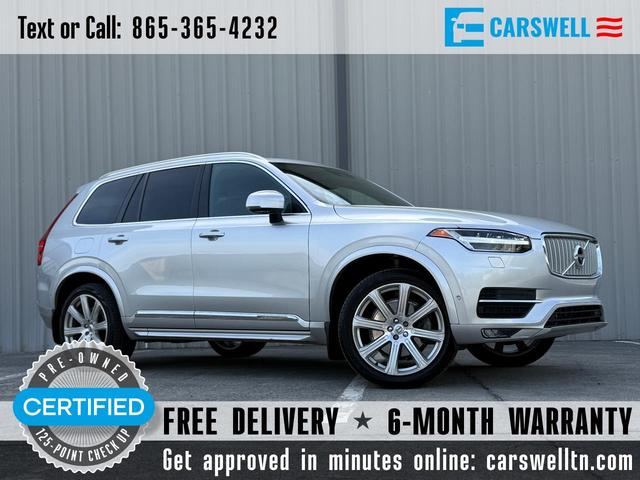 Silver 2018 Volvo XC90 T6 Inscription AWD SUV / Crossover All-Wheel Drive Automatic