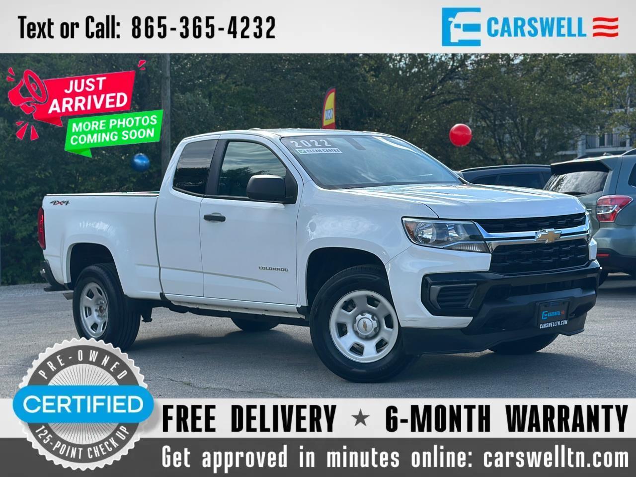 2022 Chevrolet Colorado 4WD Ext Cab 128" Work Truck