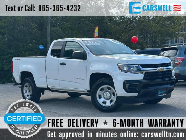 White 2022 Chevrolet Colorado Pickup Truck Four-Wheel Drive 6-Speed Automatic
