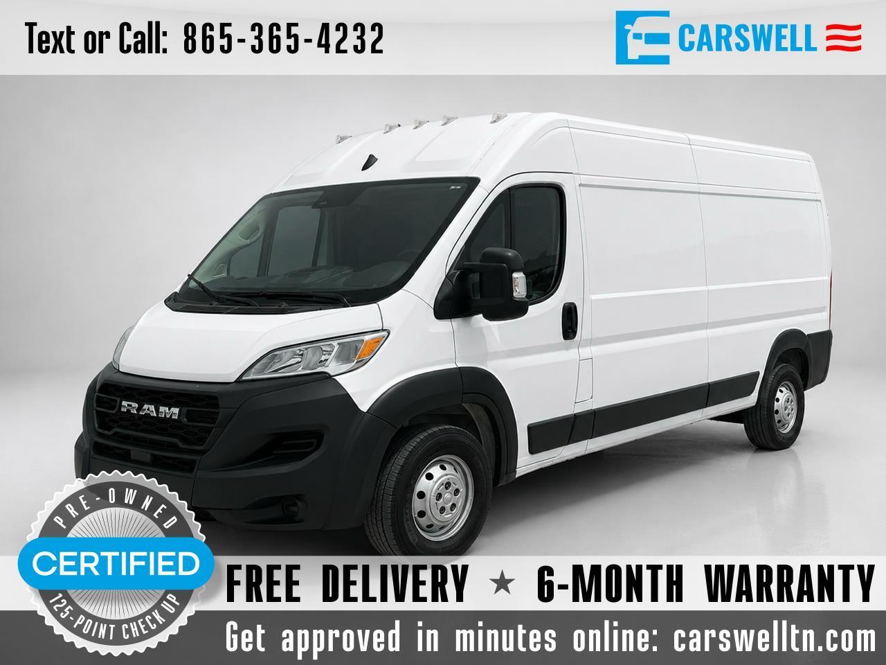2023 RAM ProMaster Cargo Van High Roof High Roof 159" WB