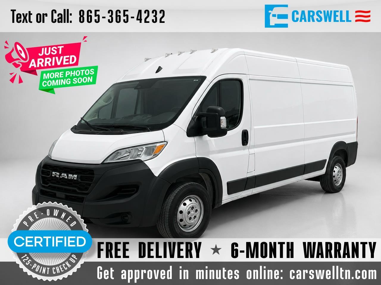 2023 RAM ProMaster Cargo Van High Roof High Roof 159" WB