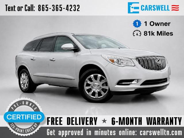 Silver 2017 Buick Enclave SUV / Crossover Front-Wheel Drive 6-Speed Automatic Overdrive