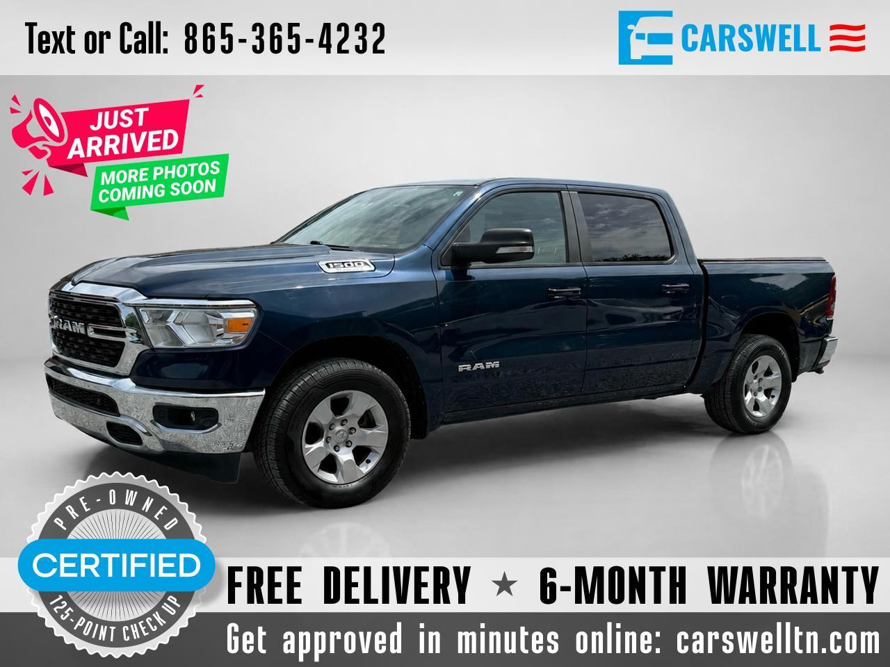 2022 RAM 1500 Big Horn 4x2 Crew Cab 5'7" Box