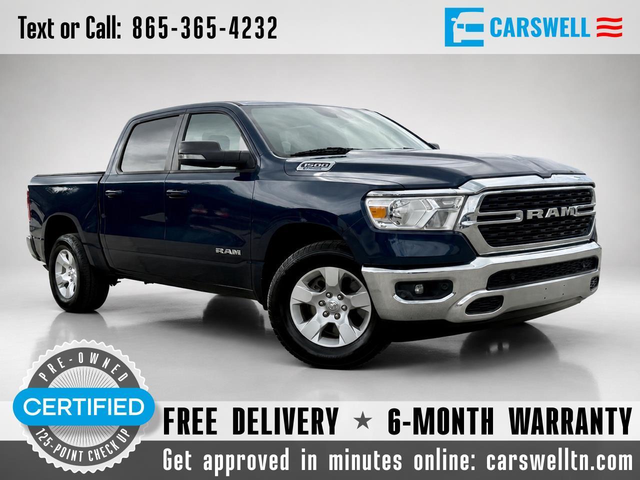 2022 RAM 1500 Big Horn 4x2 Crew Cab 5'7" Box