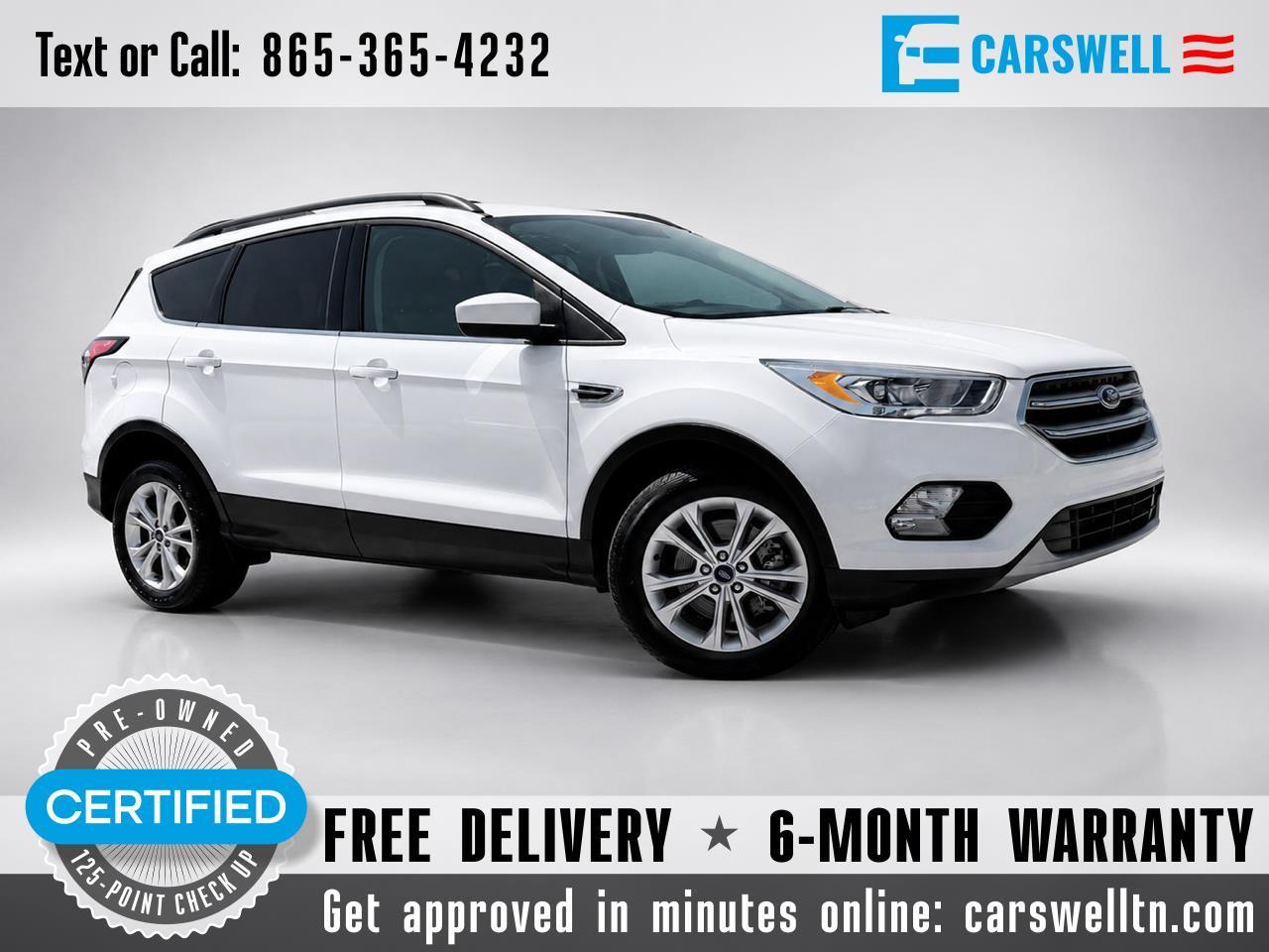 White 2017 Ford Escape SUV / Crossover All-Wheel Drive 6-Speed Automatic