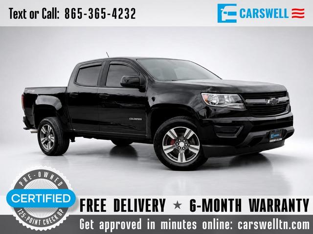 Black 2018 Chevrolet Colorado Pickup Truck Four-Wheel Drive 8-Speed Automatic