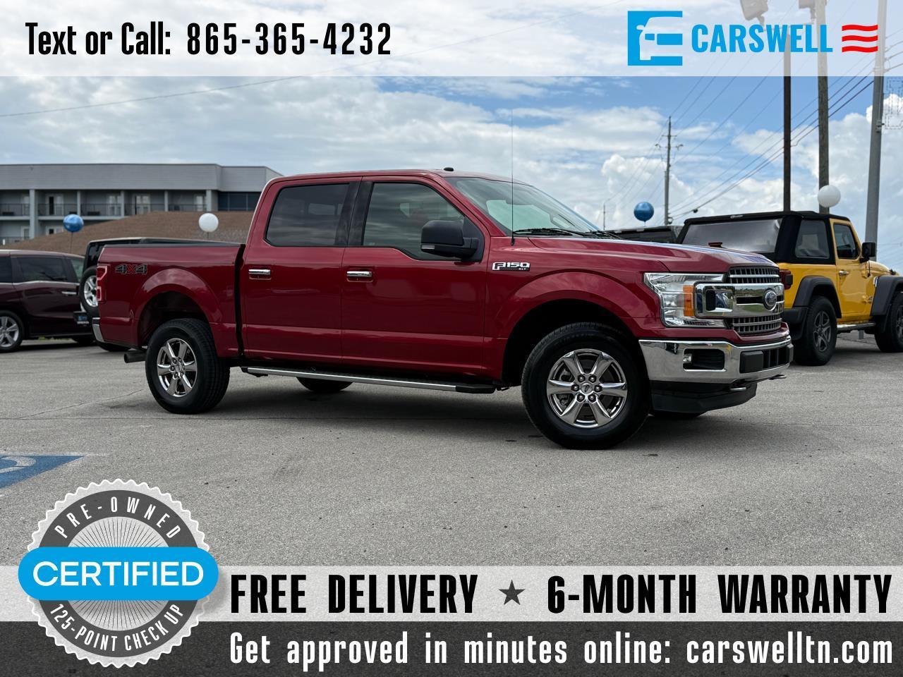 2018 Ford F-150 XLT 4WD SuperCrew 5.5' Box
