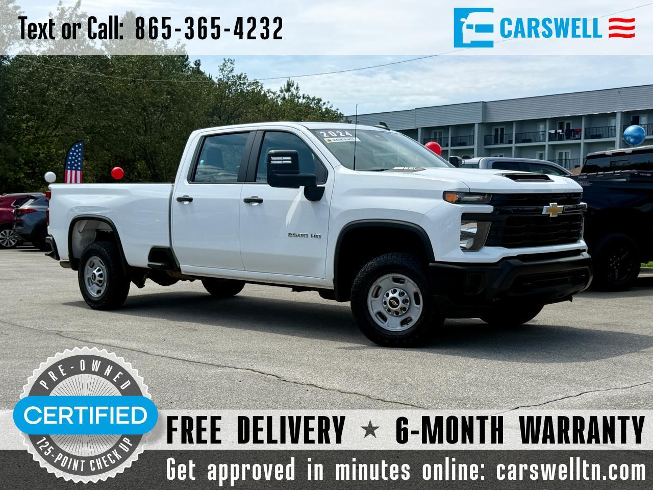 2024 Chevrolet Silverado 2500HD 2WD Crew Cab 172" Work Truck