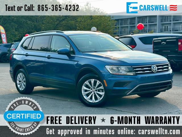 Blue 2018 Volkswagen Tiguan SUV / Crossover All-Wheel Drive 8-Speed Automatic