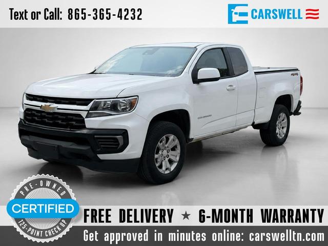 White 2022 Chevrolet Colorado Pickup Truck Four-Wheel Drive 6-Speed Automatic
