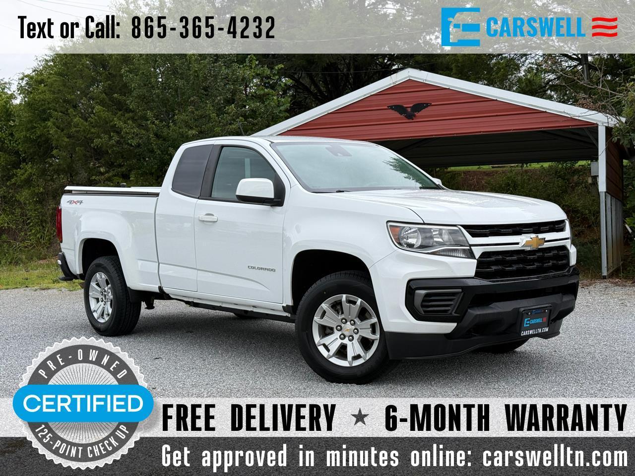 2022 Chevrolet Colorado 4WD Ext Cab 128" LT