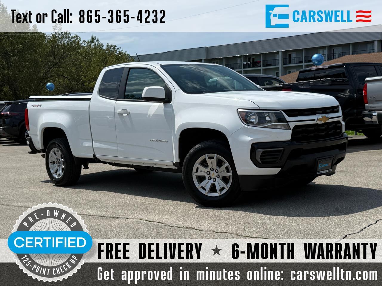 2022 Chevrolet Colorado 4WD Ext Cab 128" LT