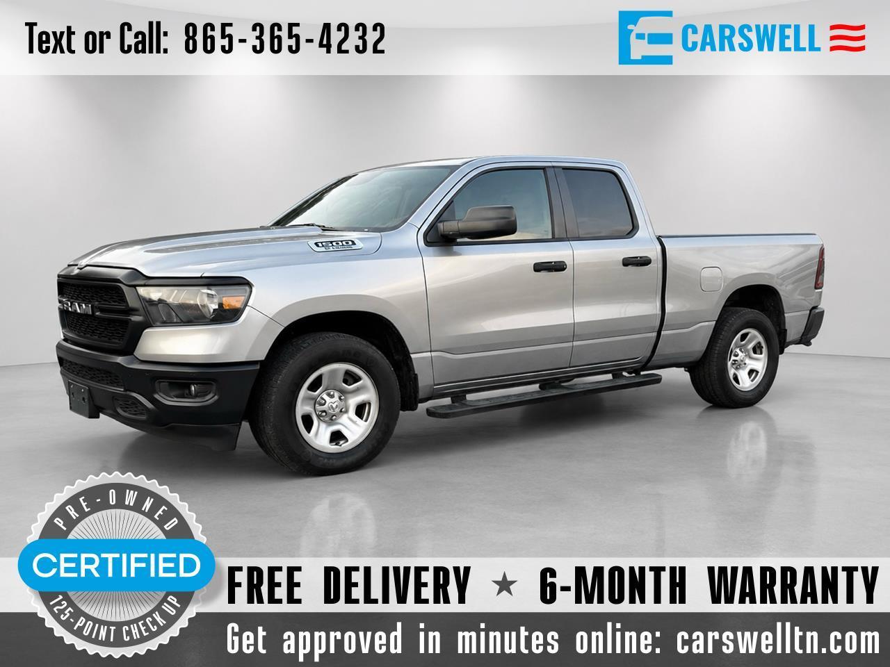 2023 RAM 1500 Tradesman 4x4 Quad Cab 6'4" Box