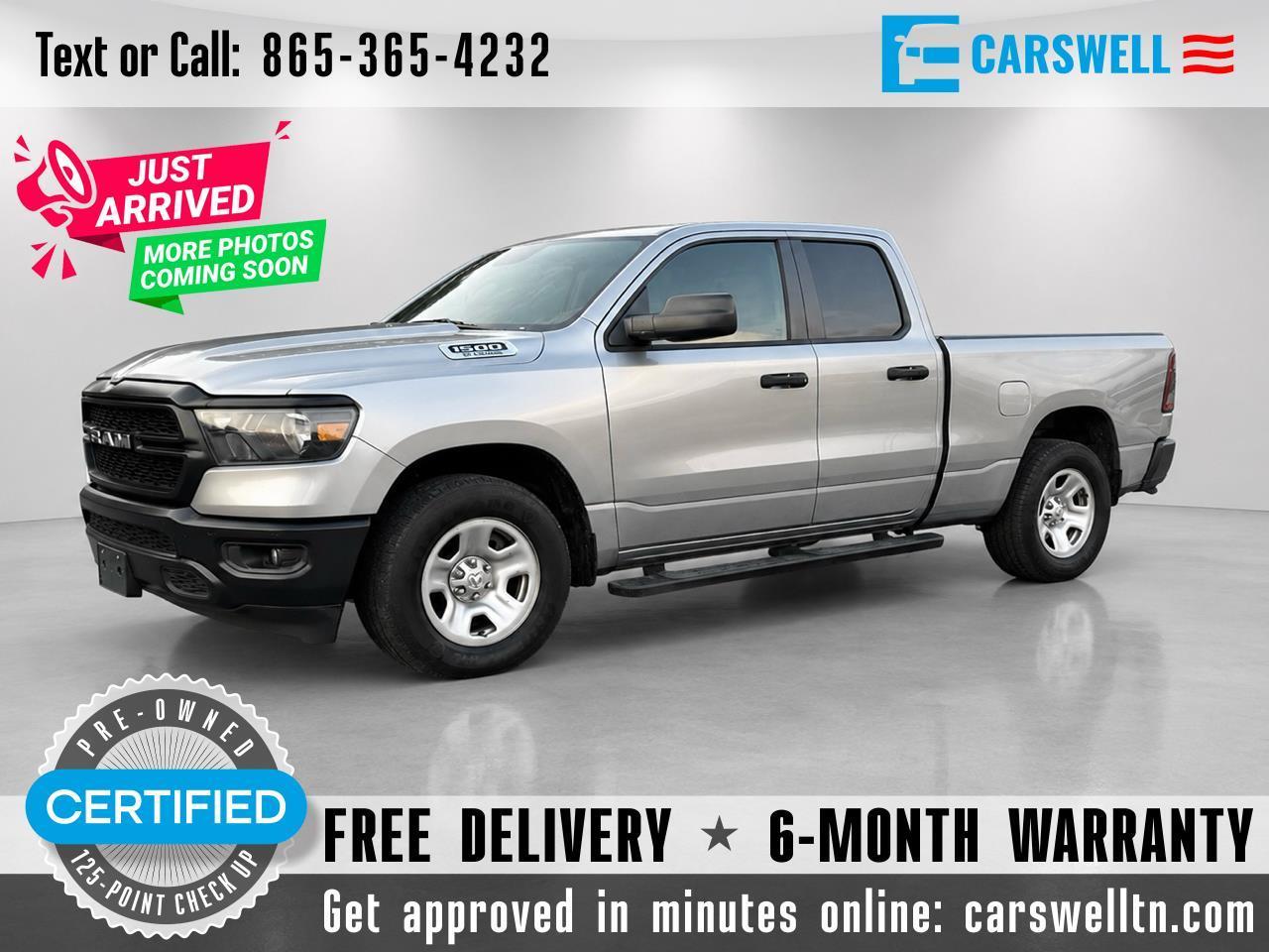 2023 RAM 1500 Tradesman 4x4 Quad Cab 6'4" Box