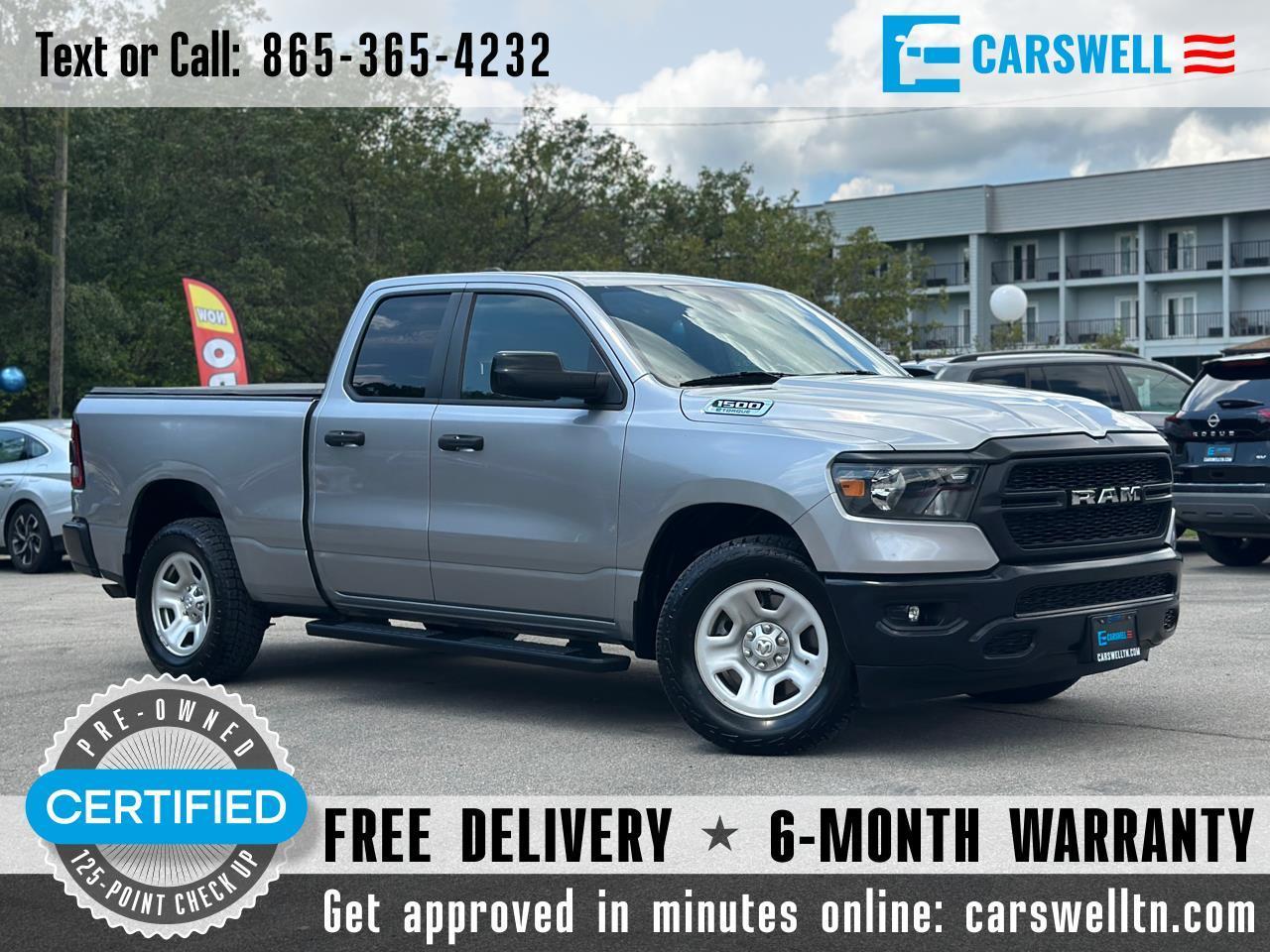 2023 RAM 1500 Tradesman 4x4 Quad Cab 6'4" Box