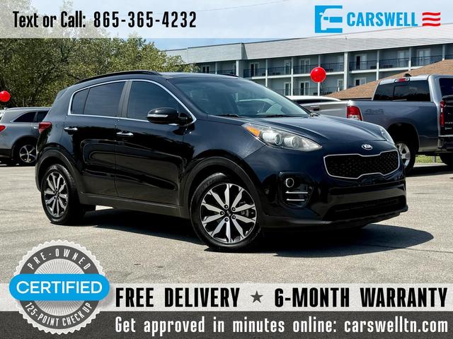 Red 2018 Kia Sportage SUV / Crossover Front-Wheel Drive 6-Speed Automatic Overdrive
