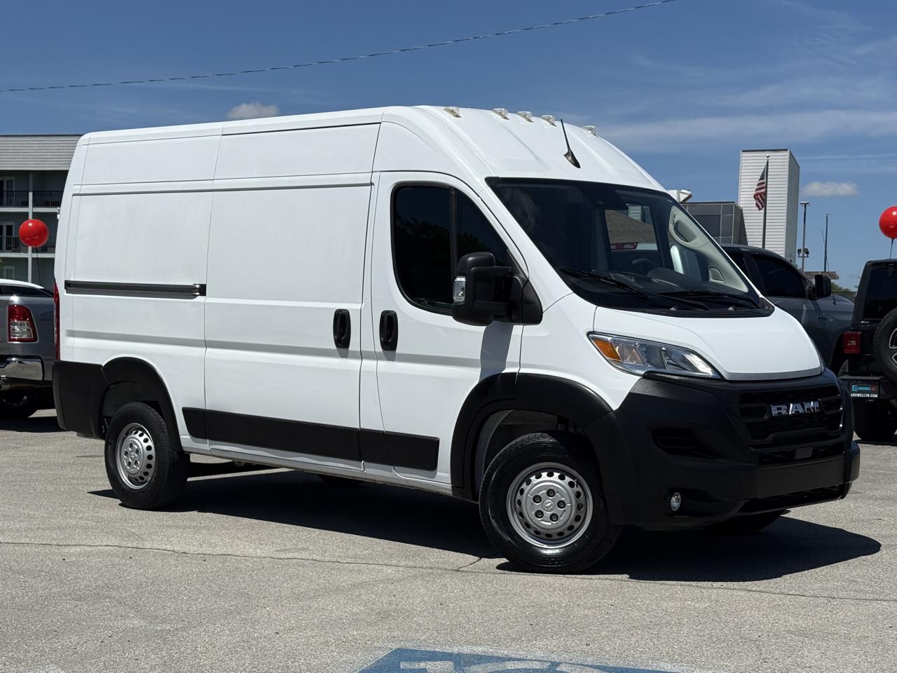 RAM ProMaster Cargo Van Tradesman 2500 High Roof 136" WB w/Pass Seat 2024