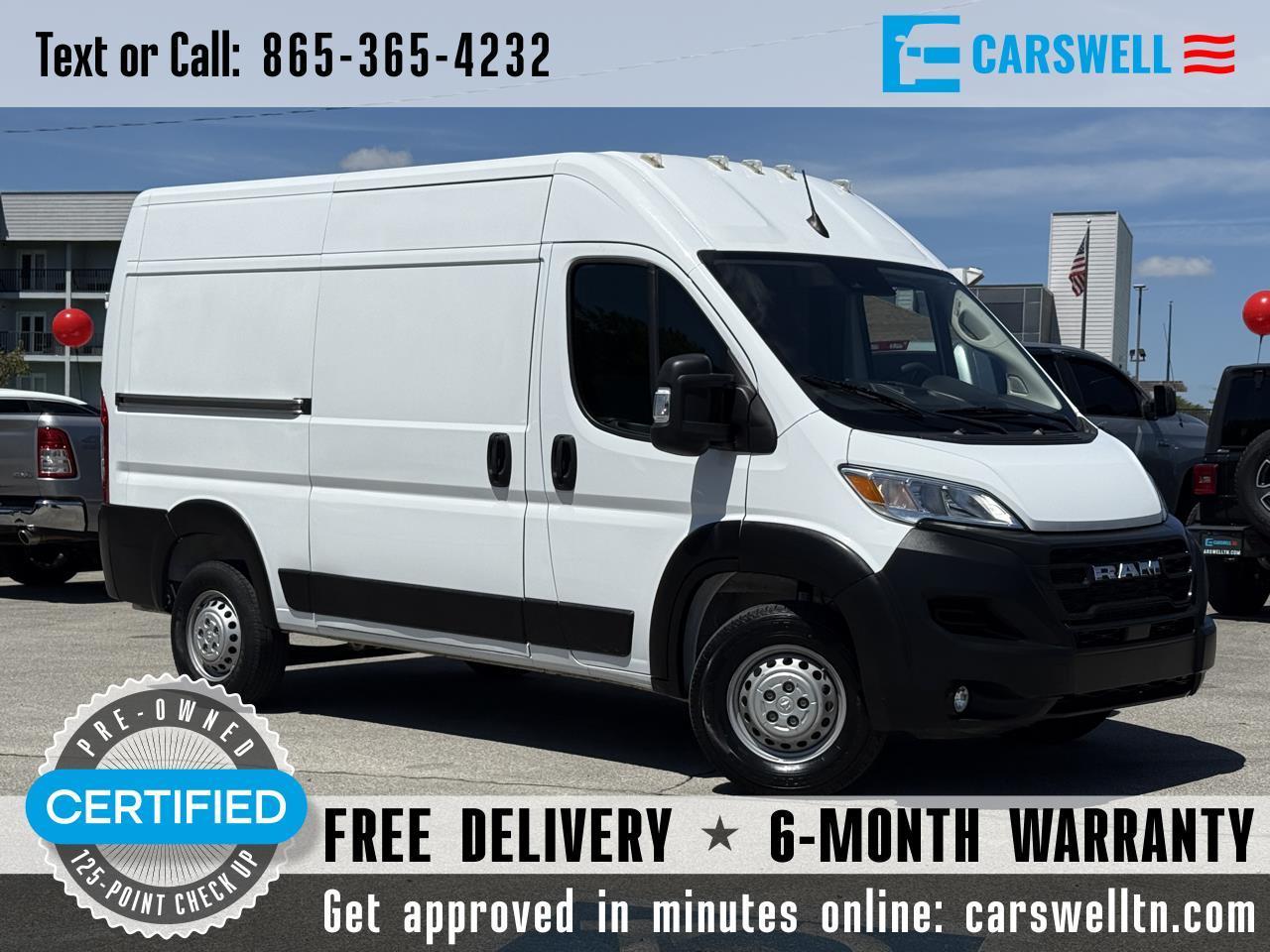 2024 RAM ProMaster Cargo Van Tradesman 2500 High Roof 136" WB w/Pass Seat