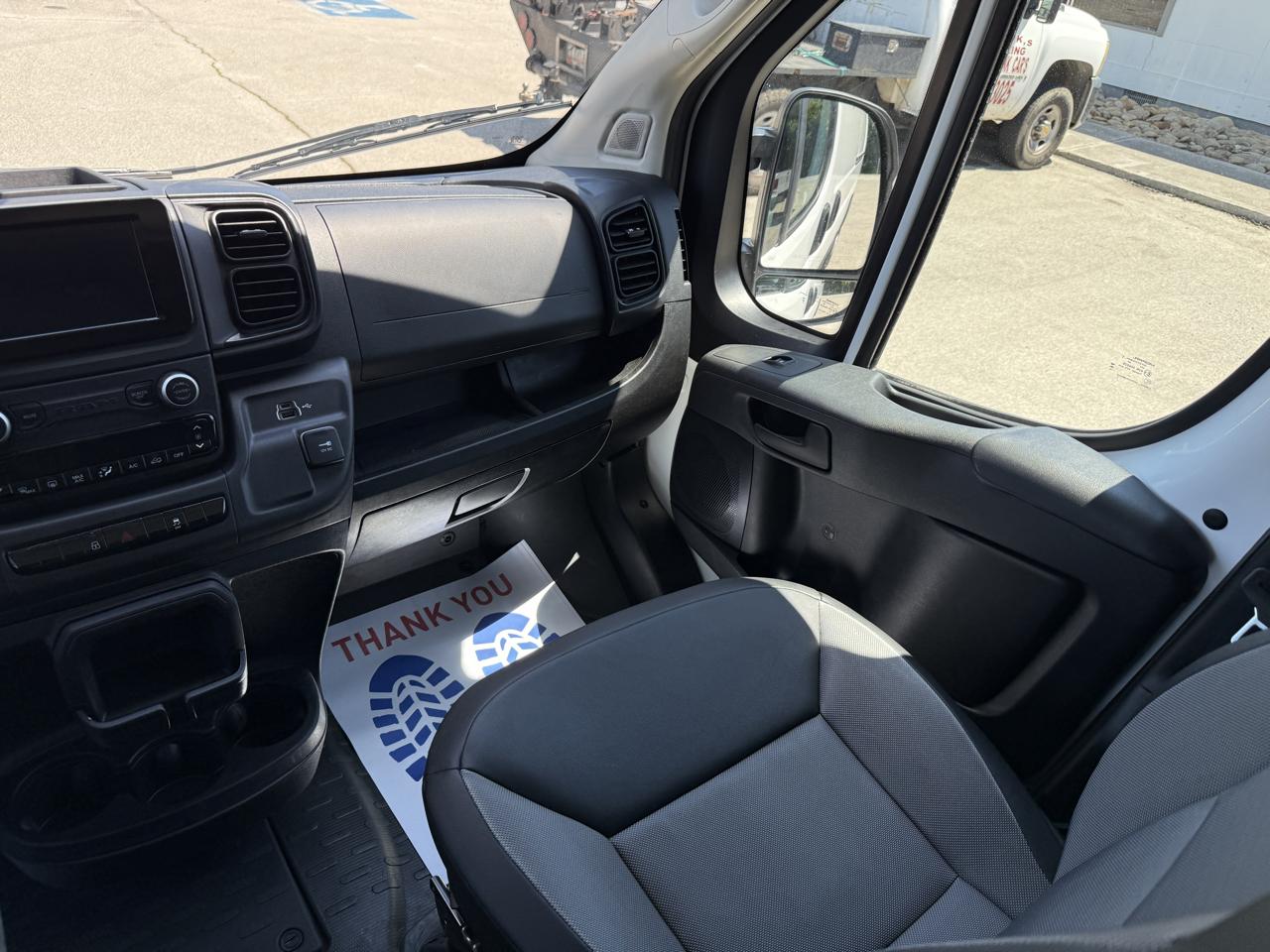RAM ProMaster Cargo Van Tradesman 2500 High Roof 136" WB w/Pass Seat 2024