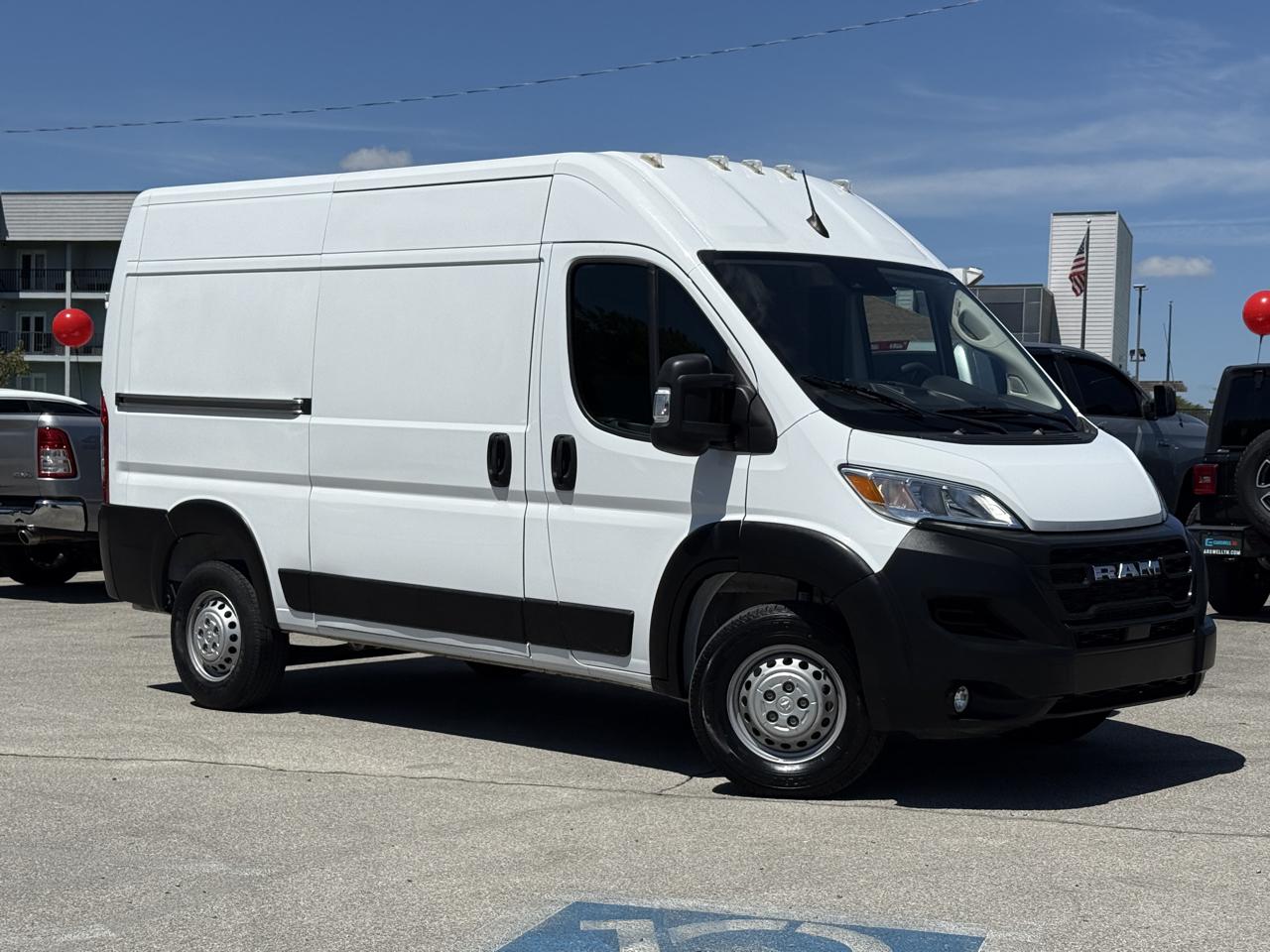 2024 RAM ProMaster Cargo Van Tradesman 2500 High Roof 136" WB w/Pass Seat