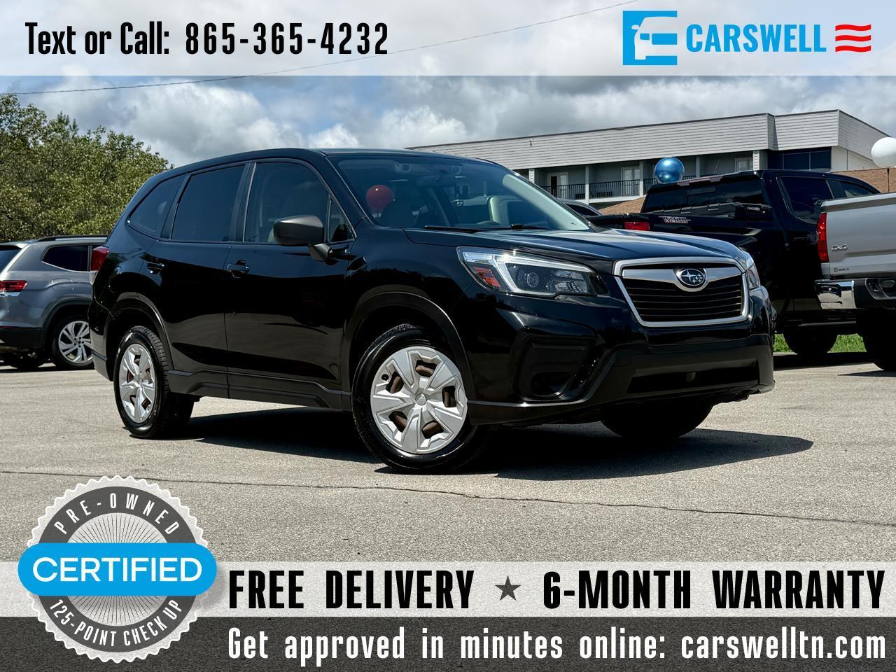 Black 2021 Subaru Forester SUV / Crossover All-Wheel Drive Continuously Variable Transmission