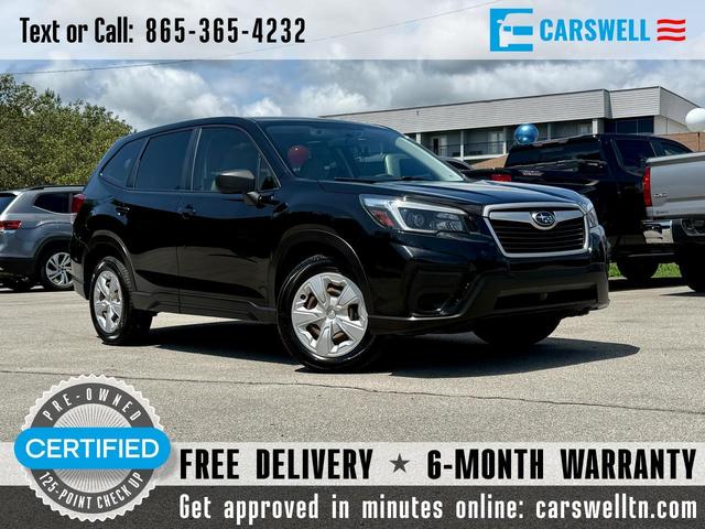 Black 2021 Subaru Forester SUV / Crossover All-Wheel Drive Continuously Variable Transmission
