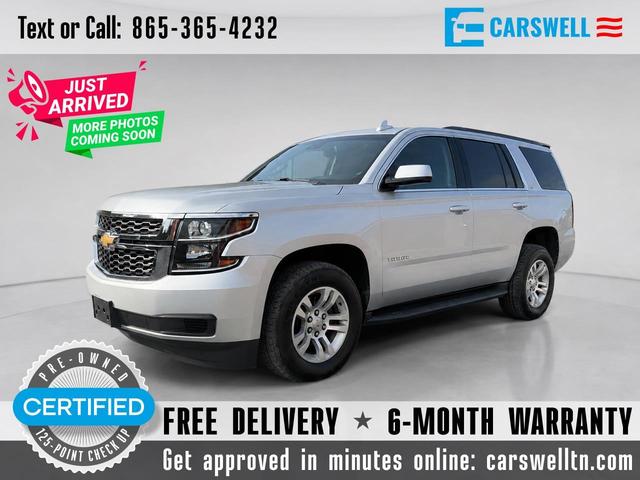 Silver 2018 Chevrolet Tahoe SUV / Crossover Four-Wheel Drive 6-Speed Automatic Overdrive