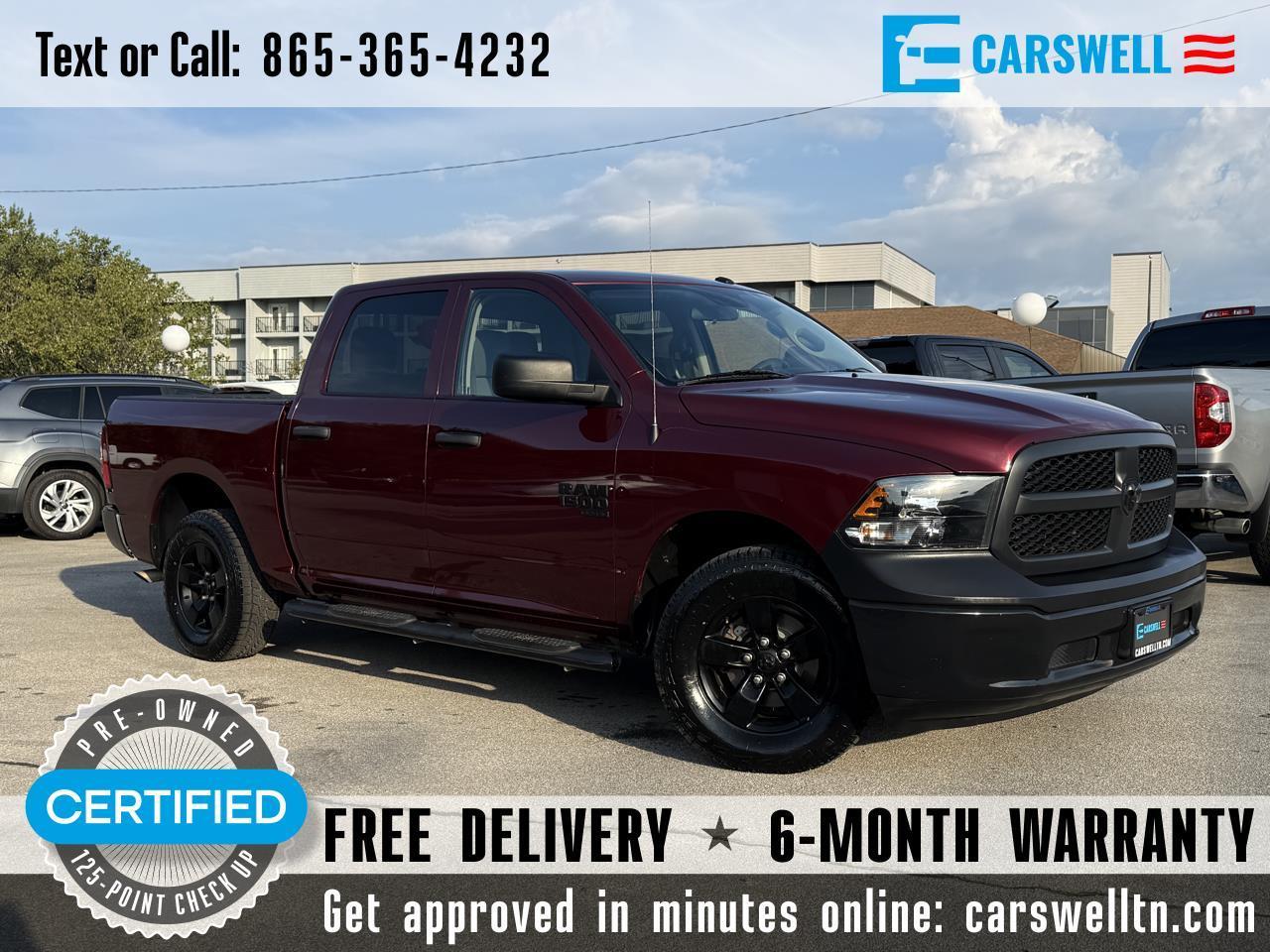 2021 RAM 1500 Classic Tradesman 4x4 Crew Cab 5'7" Box