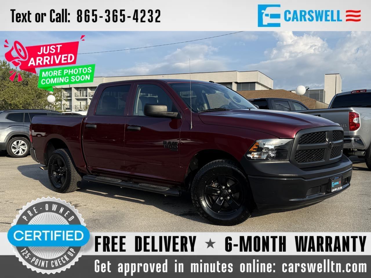 2021 RAM 1500 Classic Tradesman 4x4 Crew Cab 5'7" Box