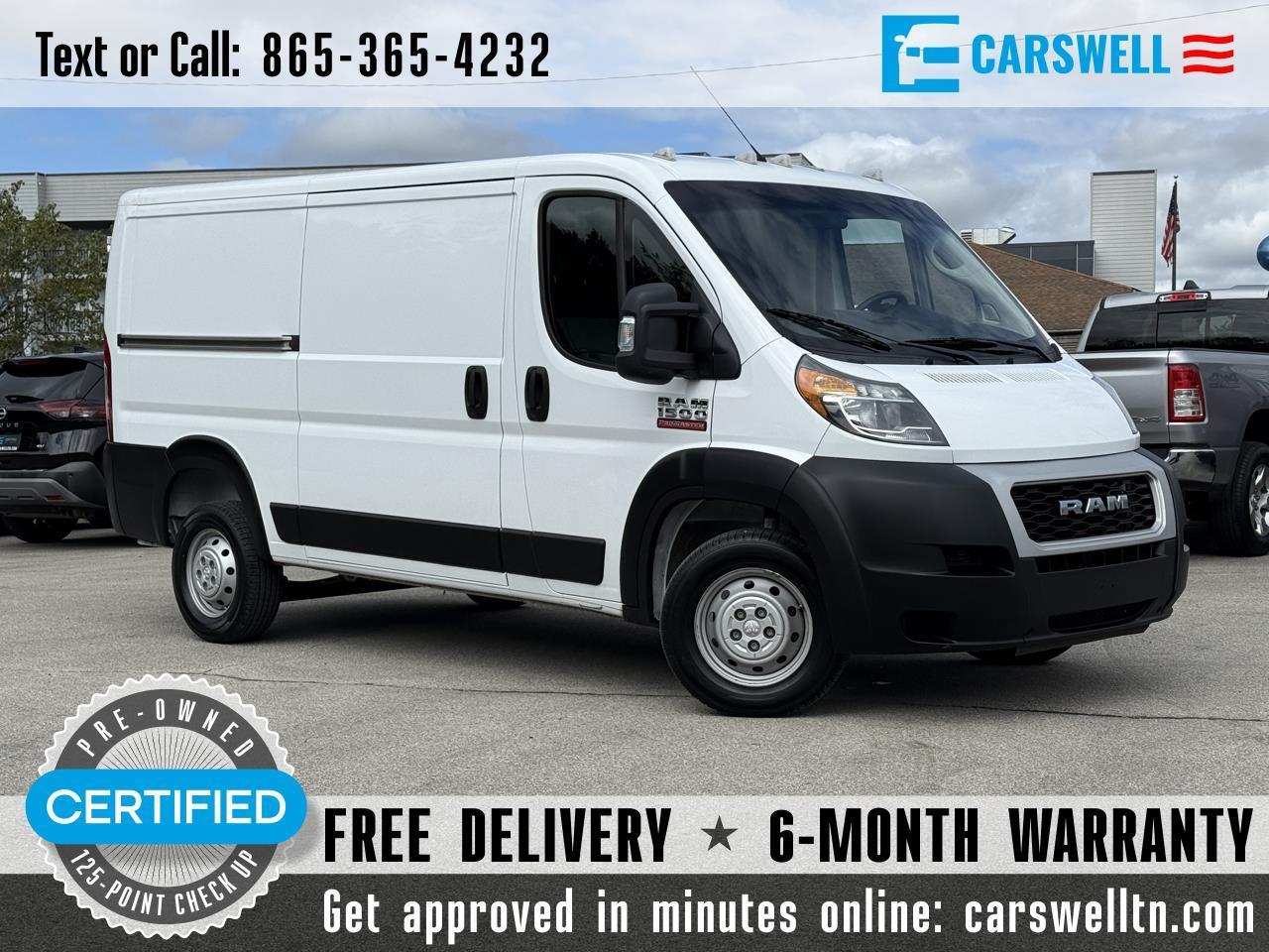 2020 RAM ProMaster Cargo Van 1500 Low Roof 136" WB
