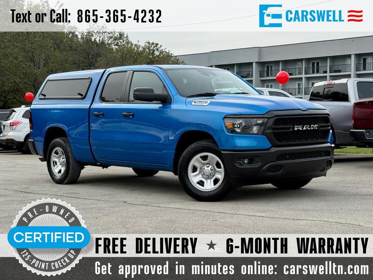 2023 RAM 1500 Tradesman 4x4 Quad Cab 6'4" Box
