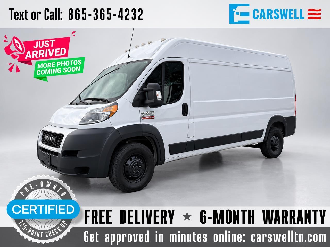 RAM ProMaster Cargo Van 2500 High Roof 159" WB 2019