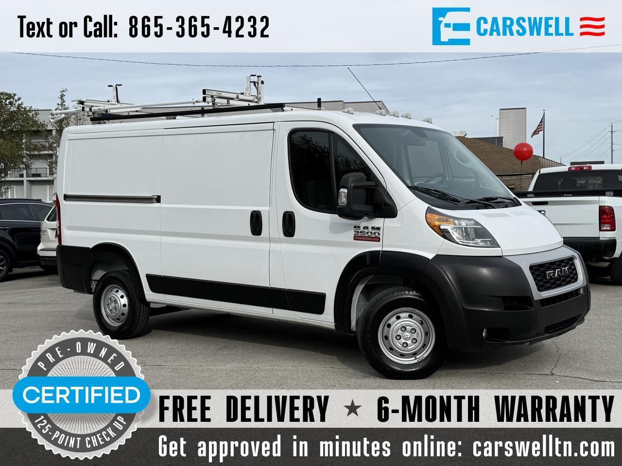 2021 RAM ProMaster Cargo Van 3500 Low Roof 136" WB