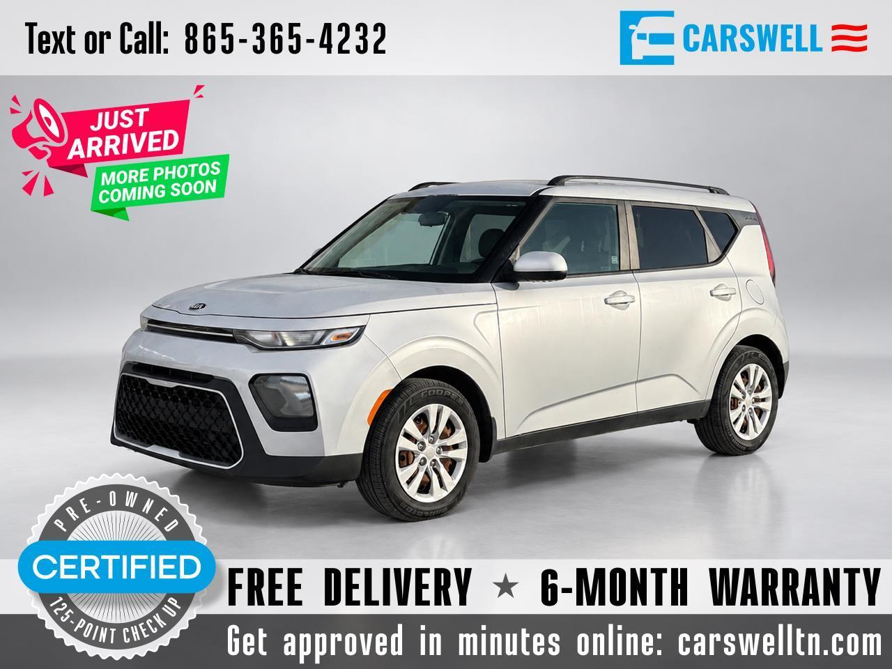 Silver 2020 Kia Soul SUV / Crossover Front-Wheel Drive Continuously Variable Transmission