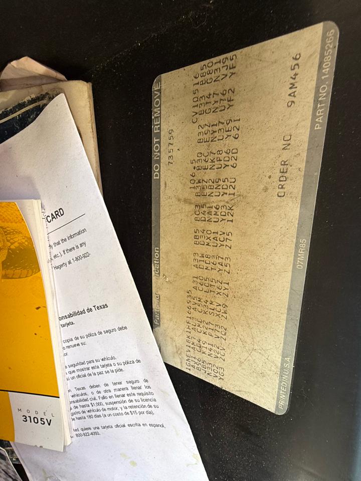 Chevrolet V10 Blazer 4WD 1987